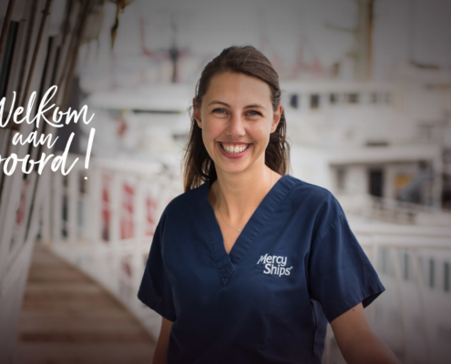 170927 Anouska vrijwilliger belgie ziekenhuisschip mercyships