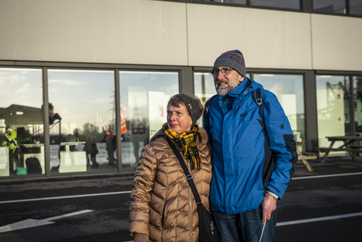 Foto's vertrek Global Mercy