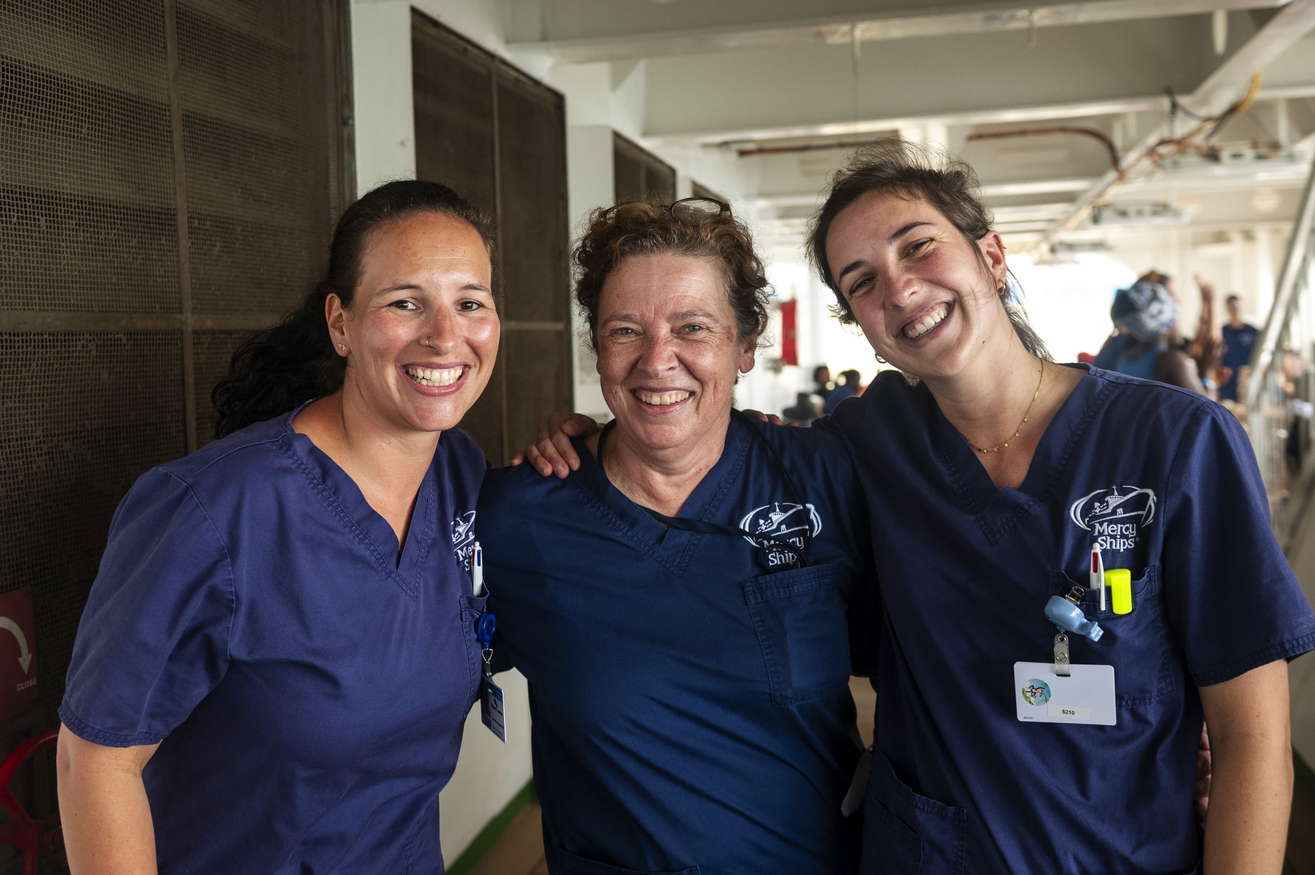 Patricia Van Hyfte, Mercy Ships vrijwilliger