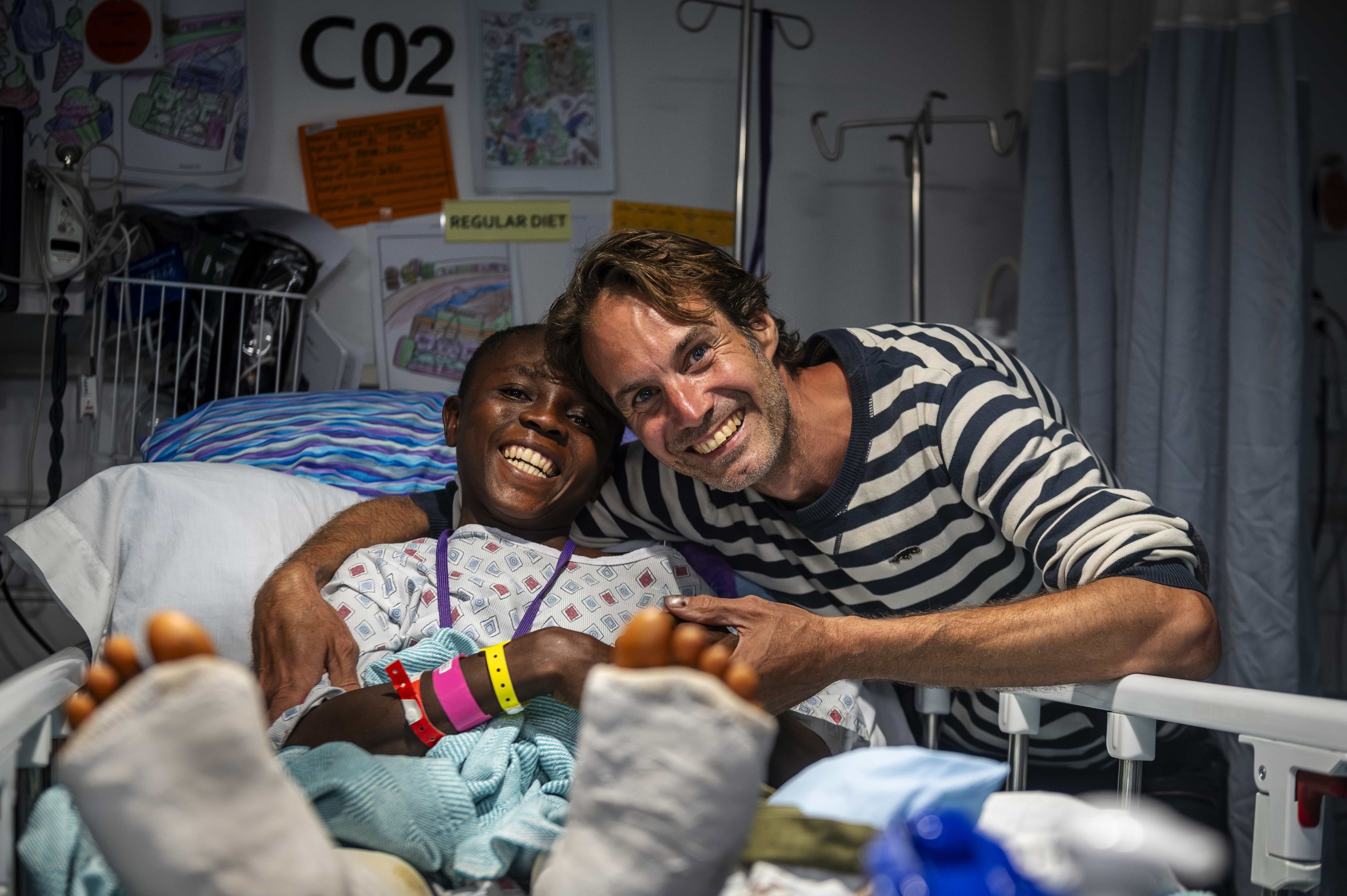 Stef van Ranst, vrijwilliger Mercy Ships