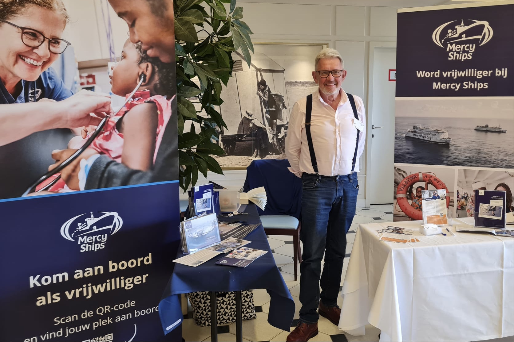 Word Mercy Ships-vrijwilliger in België