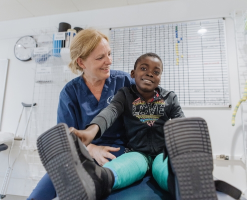 Ann Dessomviele, vrijwilliger Mercy Ships