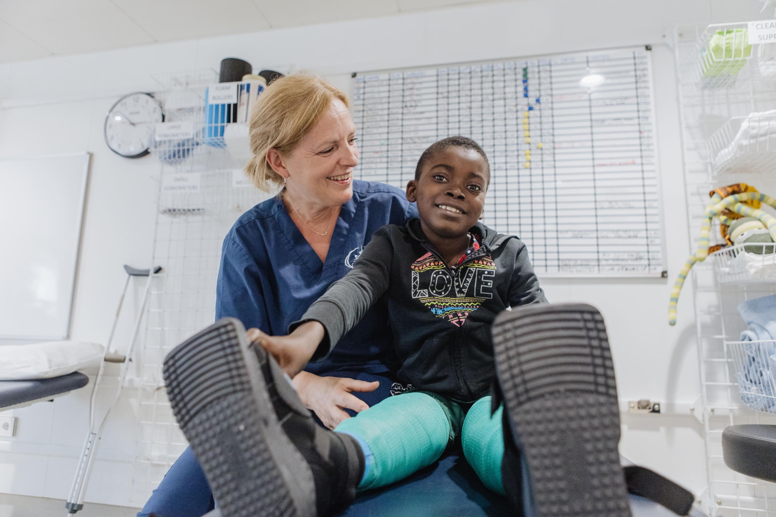 Ann Dessomviele, vrijwilliger Mercy Ships