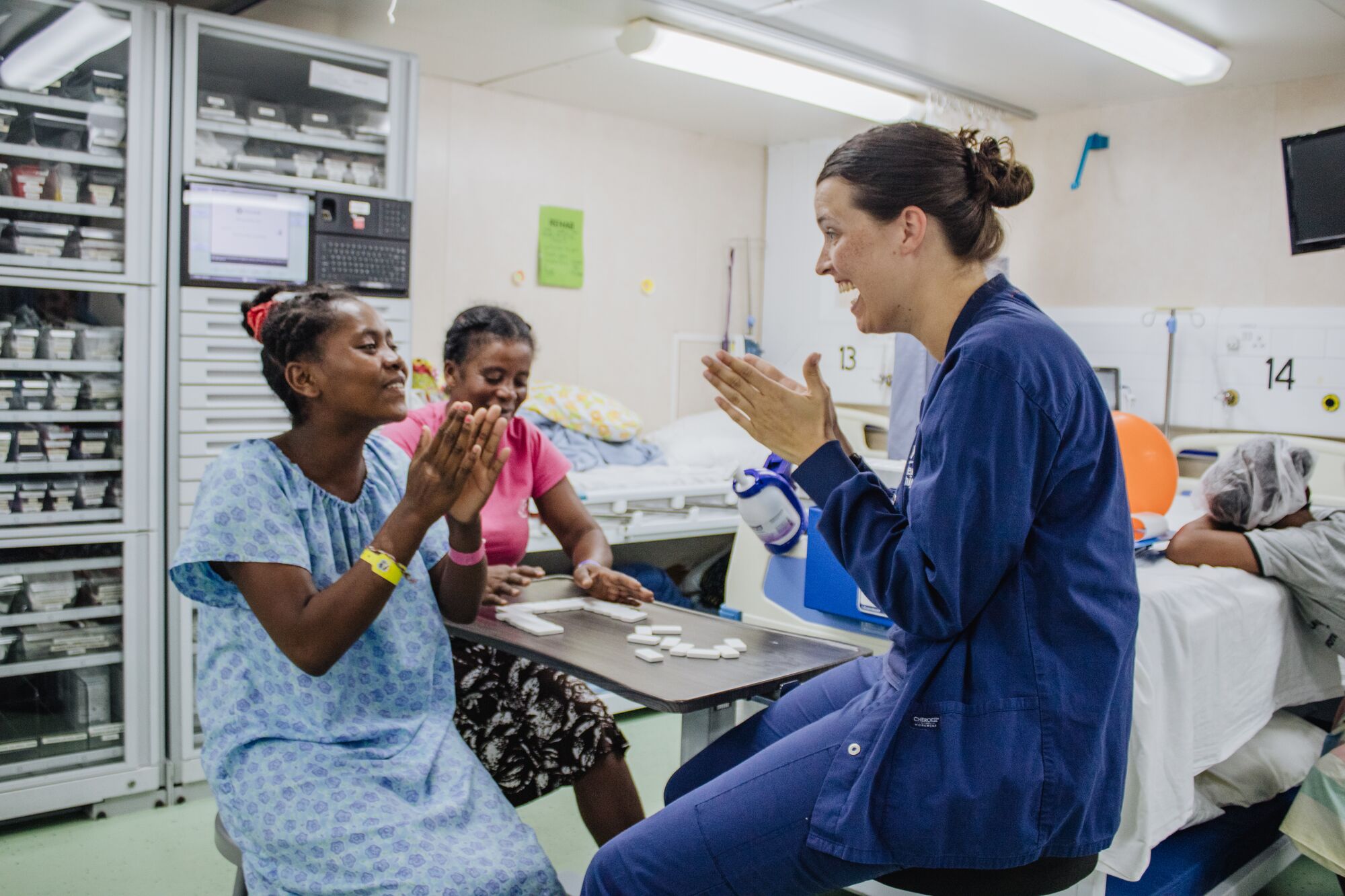 Mercy Ships-vrijwilliger Emma Boënne