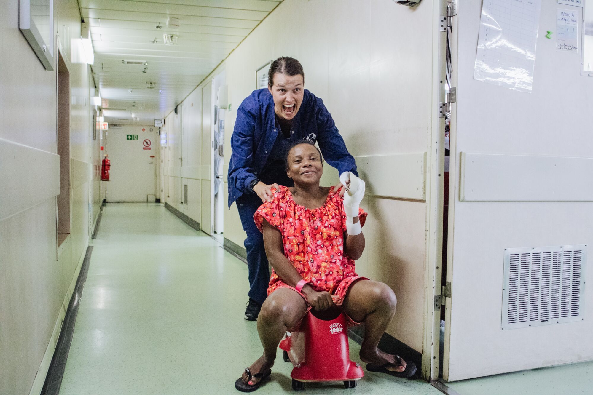Mercy Ships-vrijwilliger Emma Boënne