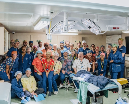 Christophe Verheyden, vrijwilliger bij Mercy Ships