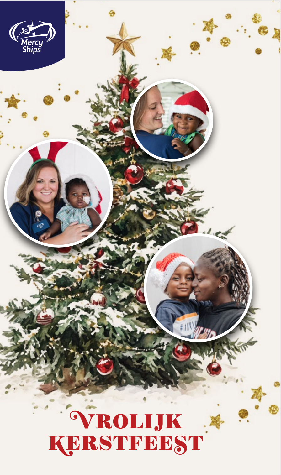 Mercy Ships kerstkaart