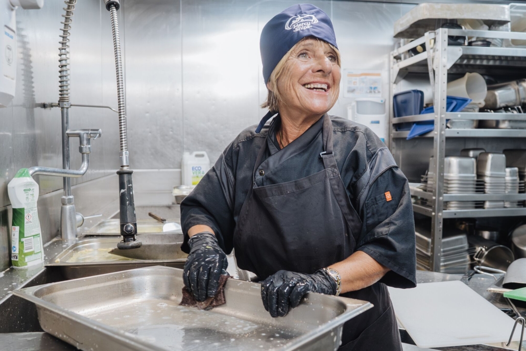 Anne-Marie en cuisine