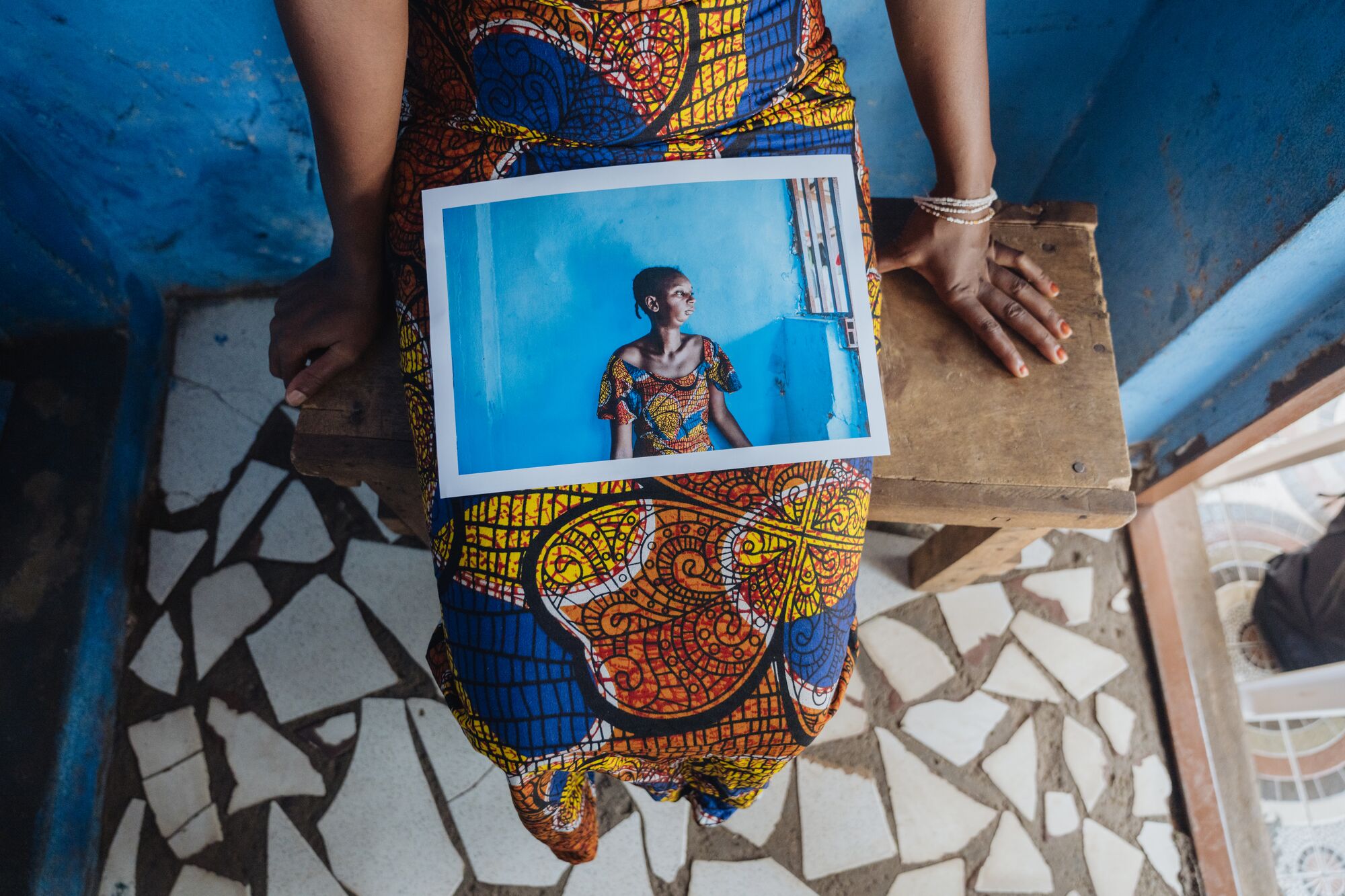 Ramatulai voor haar operatie